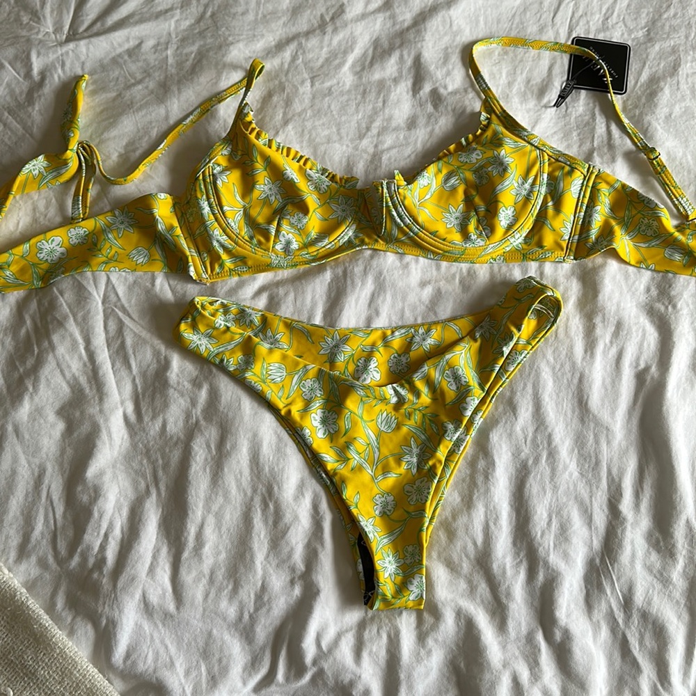 Yellow bikini, never worn